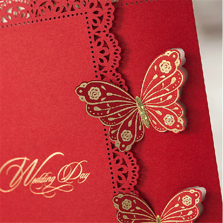 Chinese wedding invitation card design