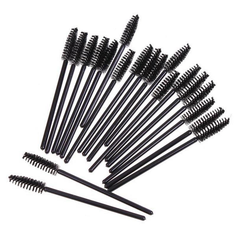 100pcs / Lot Disposable Black Mascara Volume Mascara Brushes / Eyelash / Eyebrow Brush / Eyebrow Brush / Helical Wholesale
