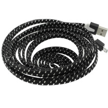 10Feet 3Meter Extra Long Micro 2 0 USB Braided Fabric Data Sync Charger Cable Cords for
