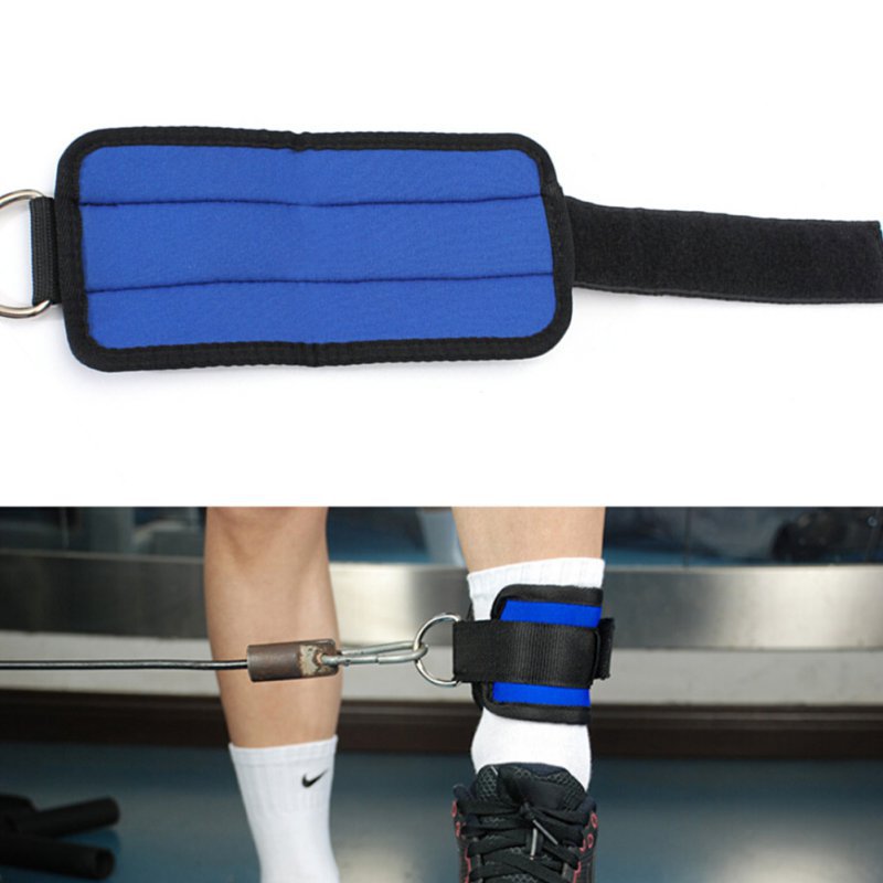 2015 Sports Ankle Anchor Strap D ring Multi Gym Cable Attachment Thigh Leg Pulley Strap Lifting