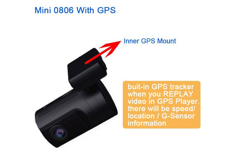 1296 P    Ambarella A7  A7LA50 Mini DVR GPS CPL   H.264 -dash  Mini 0806