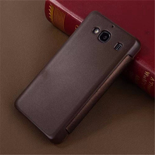 High Quality PU Leather Flip Case for Xiaomi Redmi 2 Hongmi 2 Red Rice 2 Cover