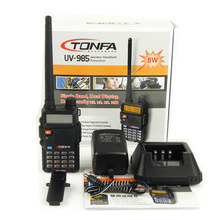 TONFA UV 985 Walkie Talkie UHF VHF VOX DTMF Offset Dual Band Dual standby Dual display