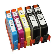 5 CHIPPED Ink Cartridge 364 XL for Photosmart 5520 5524 6510 6520 7510 B109 B110 B209 B210 C309 C310 C410 PRINTER