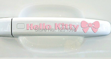 10 x Rear View Mirror Car Stickers hello Kitty Car Decal for Tesla Ford Chevrolet Honda