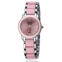 2015 envío libre a estrenar de Eyki Kimio Ladies pulsera de cerámica de lujo relojes con cerámica fina correa de acero mujeres viste el reloj