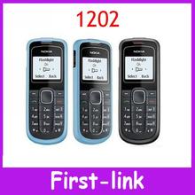 original unlocked Nokia 1202 cell phones for old people one year warranty Fast Free Shipping in