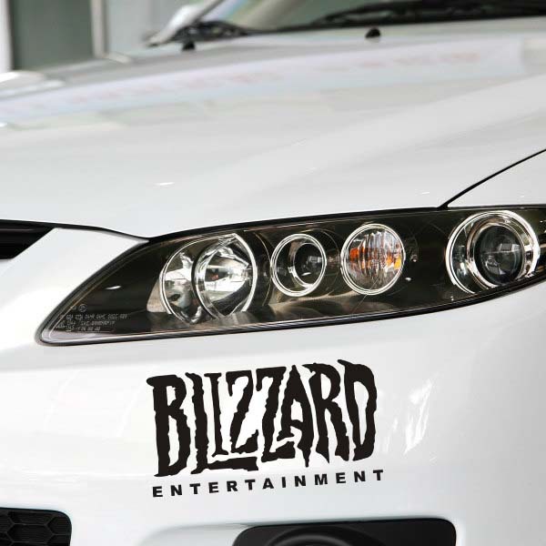 Blizzard Entertainment Car Styling Sticker decals Reflective for Tesla Toyota Chevrolet cruze Volkswagen skoda Hyundai Kia