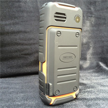 Dustroof Shockroof Cell Phone XP3500 MTK6253 Power Bank Wateroof Big Speaker External FM Radio Black Blue