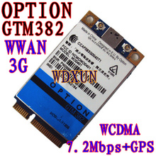 UNLOCKED Option GTM382 PCI-E 7.2Mbps Modem WWAN GTM 382 GPS 3G WWAN HSDPA