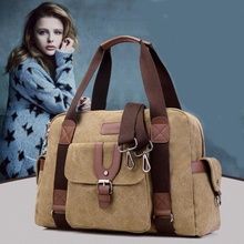 Canvas Women Travel Handbags Unisex Tote Business Bags Crossbody Bags For Women Men’s Office Messenger Bags 2016 New Bolsas