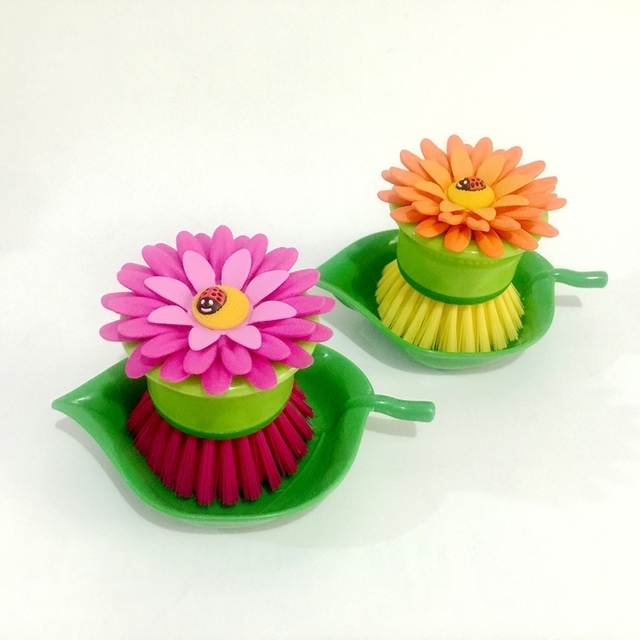 Marca creativa escarabajo flor plato para cocina de limpieza para ... De cocina creativo Decoracion
