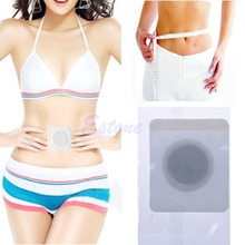 J117 Free shipping 30pcs Magnetic Slim Patch Diet Slimming Loss Weight Detox Adhesive Pads Burn Fat