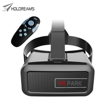 VR PARK V2 3D Virtual Reality Glasses Google Cardboard VR BOX Headset for 4.7 – 6 inches Smartphone + Bluetooth Gamepad 4.0
