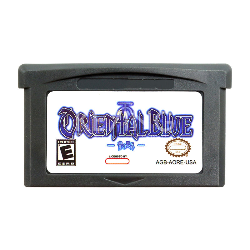 Oriental Blue Game Cartridge Console Card English US Version for GB Advance Handheld Game Player