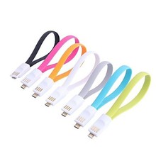 New Colorful 17cm v8 magnet Data Sync Charging Cable for Samsung Galaxy S4 S5 and HTC LG Phones