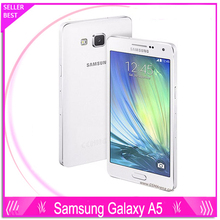 Original Unlocked Samsung Galaxy A5 A5000 Cell phones LTE 5.0″ Quad core 13MP Camera 2 GB RAM 16GB ROM Refurbished