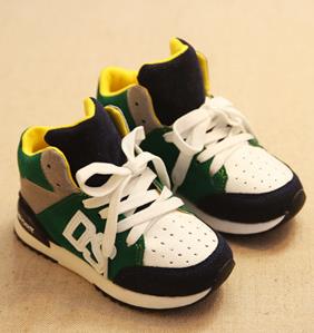 Children's shoes sneakers boys and girls running shoes 2015 breathable kids Non-slip leisure running fashion shoes 17a