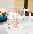 High Quality 500ml Measuring Cup Heart shaped Silicone Measuring Cup Kitchen Tool Cooking Baking Pastry Tools