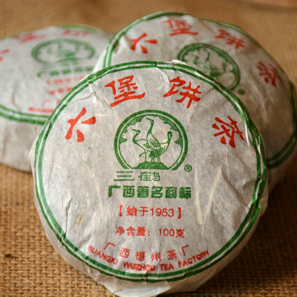 Гаджет  Liu Bao Cha, Wuzhou Dark Tea,fermentation tea cake,Chinese liu pao cha, Free shipping None Еда