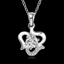 2015 western inlaid stones jewelry , fresh design 925 silver necklace , pendant necklace fashion unique jewlery wholesale