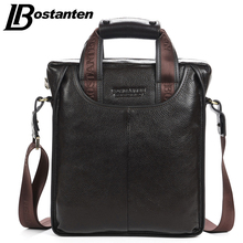 Bostanten Genuine Leather Man Bag Business Crossbody Bags Portable Briefcase Laptop Handbag Casual Purse Sacoche Homme Marque