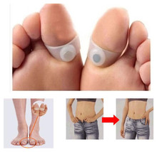 magnet lose weight healthy slim loss toe ring sticker silicon foot massage feet