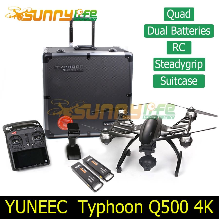 Yuneec Typhoon Q500 4K Camera Handheld Gimbal ST10 10ch 5 8G FPV Quadcopter font b Drone