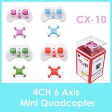 F08601 Cheerson CX-10 CX10 2.4G Remote Control Toys 4CHRC Quadcopter Mini rc helicopters Radio Control Aircraft RTF Drone