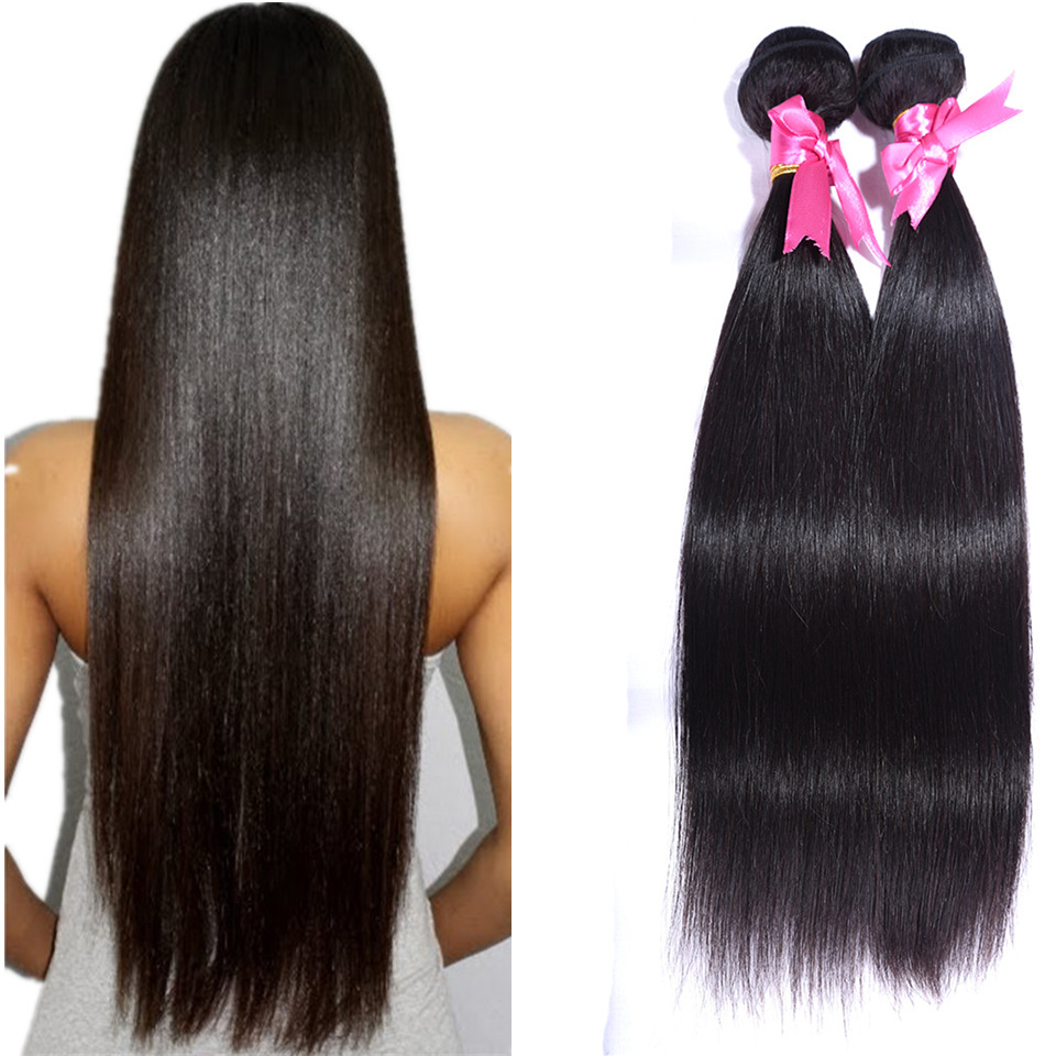 peruvian virgin hair straight human hair bundles 4pcs/lot mixed8''-30'' 100% remy human hair extension human hair weave full end