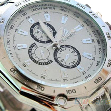 Hot Sale Luxury Fashion Men Stainless Steel Quartz Analog Hand Sport Wrist Watch Watches 004Z