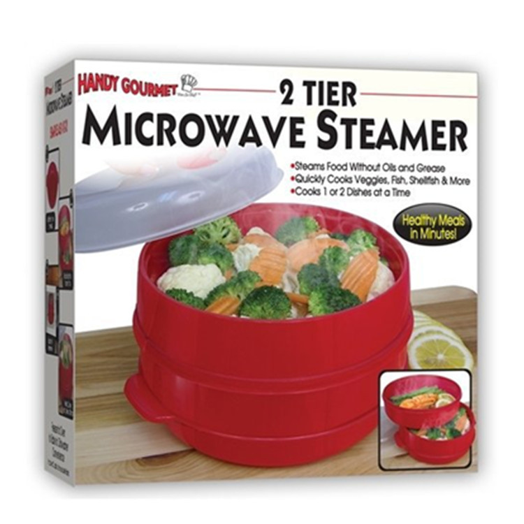 Pcs Tier Microwave Food Steamer Vegetable Steamer For Cooking Pots