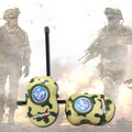 2PCS Kids Military Camouflage Walkie Talkies Toy Two Way Radio Radio Communicator Electronic Toys for Children