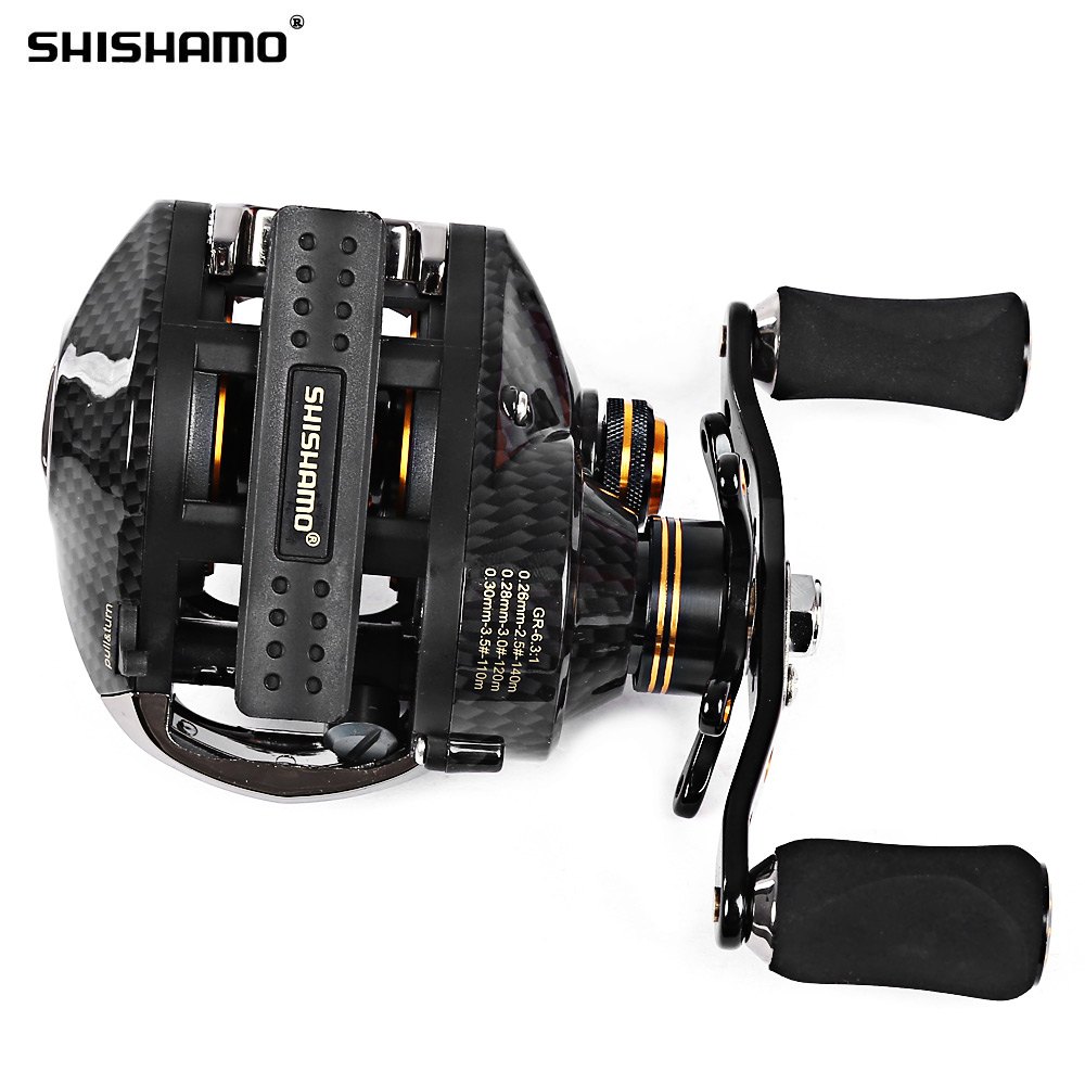 Shishamo LB200 Left Hand Right Hand Fishing Bait Casting Reel with One Way Clutch Ultra Light Fishing Reel Baitcaster Coil