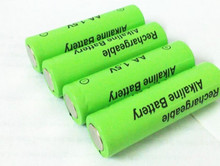 New 2015 Hot Sell 4pcs lot 3000mAh1 5v aa battery Alkaline rechargeable battery for Flashlight led