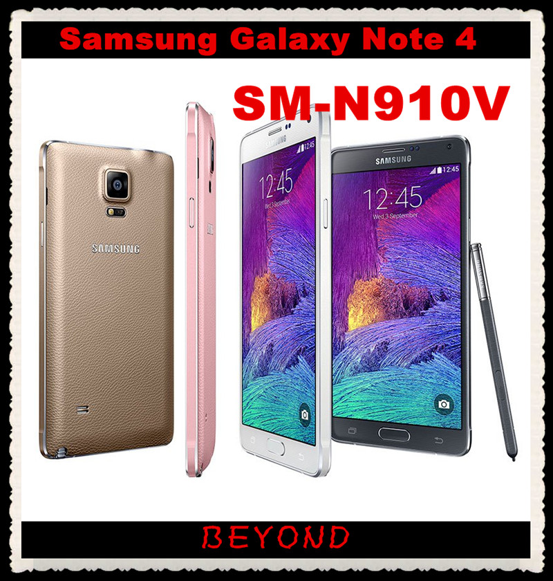 Samsung Galaxy Note 4 N910V Verizon Original Unlocked 4G LTE GSM&CDMA
