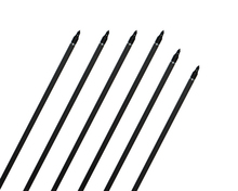 6Pcs High quality Pure carbon fiber arrow hunting shooting archery bow TPU feather outdoor sport competition arrow 30 inch