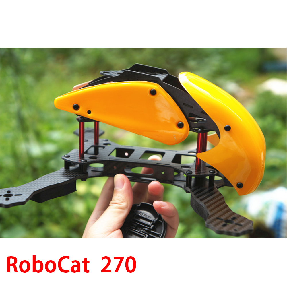 Top Cool RC Quadcopter RoboCat 270 Carbon Fiber 4 Axis Frame  Multi color optional QAV250 Quadcopter Aircraft Drone