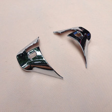 Peugeot 2008 Car Steering Wheel ABS Chrome Decoration Cover trim 2 pcs for Peugeot accessories