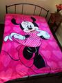 Pink Minnie Mouse Cute plush Blankets Baby Girls Kids Cartoon Fleece Travel Children Sleepping Quilt Home