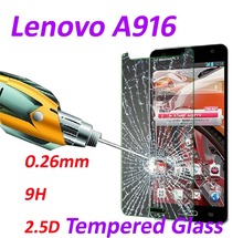 0.26mm 9H Tempered Glass screen protector phone cases 2.5D protective film For Lenovo A916 -5.5 inch