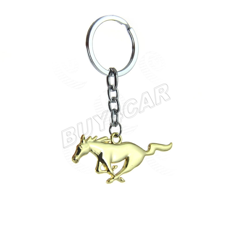 Key Chain Mustang Pony Horse Gold 5202 (3)
