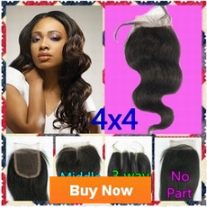 Brazilian Hair Peruvian Hair 3 way part middle part free part No part silk closure hair peices Queen hair products new star Seven days beauty Body wave Lace Closure Human Hair Closure Top Closure Bleached Knots-1(1)