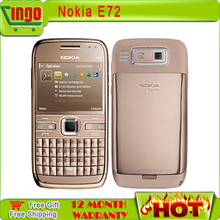E72 100 Original Nokia E72 Mobile Phone 3G Wifi GPS 5MP Unlocked E Series Smartphone One