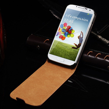 Flip Genuine Leather Case For Samsung Galaxy S4 i9500 Vintage Phone Bag Business Style Protective Shell