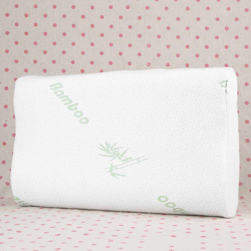 3 Sizes Bamboo Pillow Cool Comfort Ultra Plush Bamboo Memory Foam Hotel