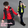 Children unisex fashion clothes suit for kids 5 13 children warm winter clothing girls boys woolen