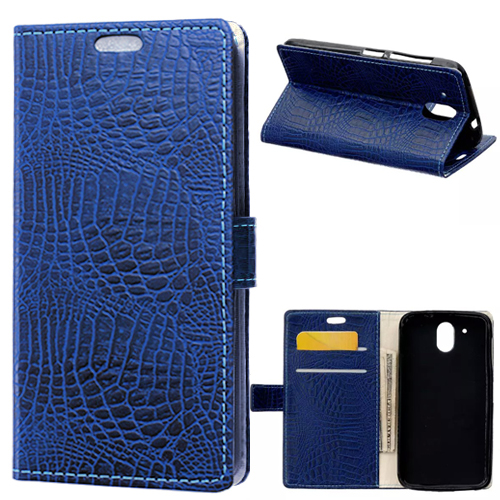 Luxury Retro Crocodile Skin Wallet Leather Flip Card Holder Stand Cover Case For Desire 526 526G Dual Sim 326G Phone Bags Cases