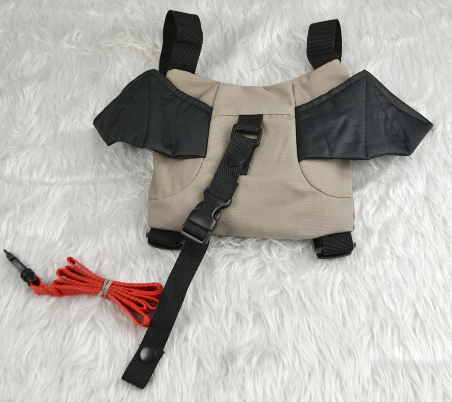 Hot sale create design lovely bat pattern bag children school bags kids backpack gift for children