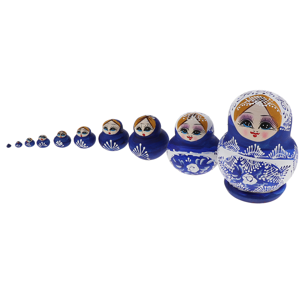10 piece russian nesting dolls